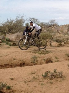 One of my last laps.