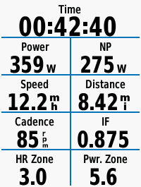 Train and Race with a Cycle Computer